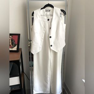 White Vest Suit